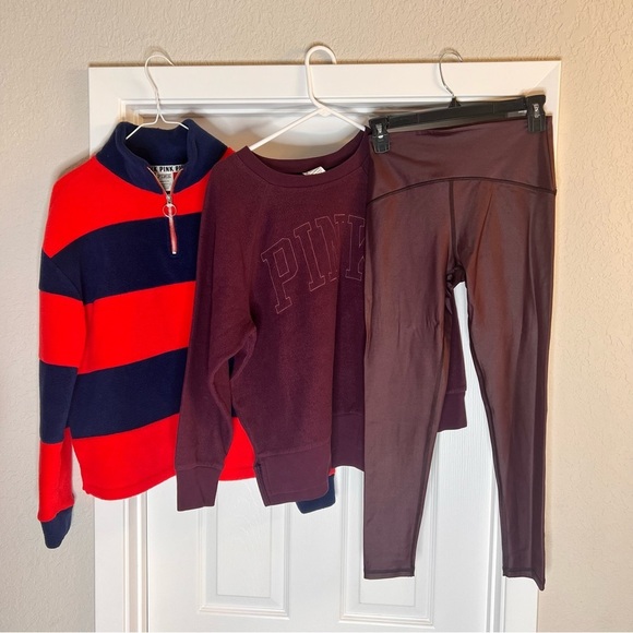 Victorias Secret & Pink Activewear lot of 3. SZ. S-XS - Picture 1 of 9